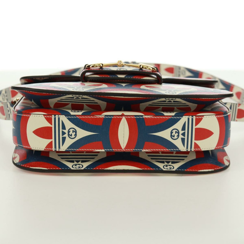 【日本直送】GUCCI 馬銜扣 1955 肩背包，皮革材質，多色金色，貨號 602204，正品編號 161700SAM-8