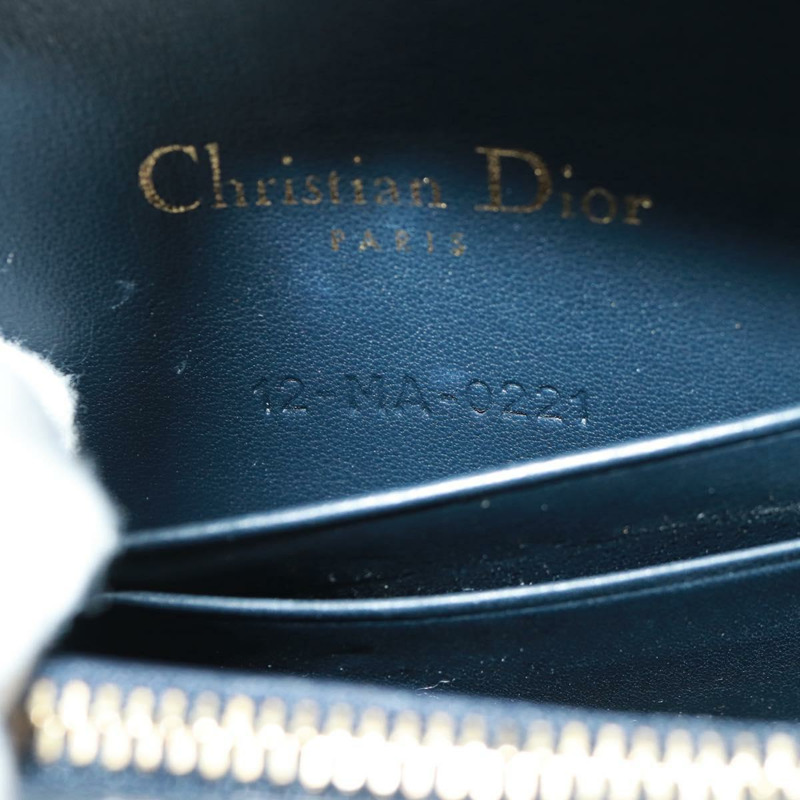 【日本直送】Christian Dior Trotter帆布馬鞍腰包,海軍藍/金色,正品,貨號161735M-22
