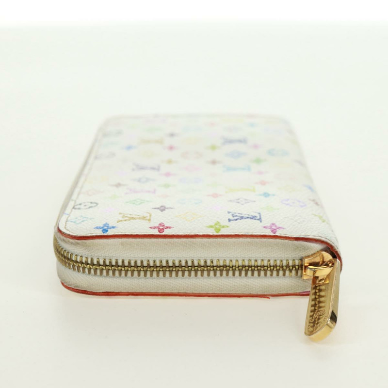 【日本直送】路易威登 Monogram Multicolor Zippy 長版皮夾 白色 M60241 LV 正品 171842V-3