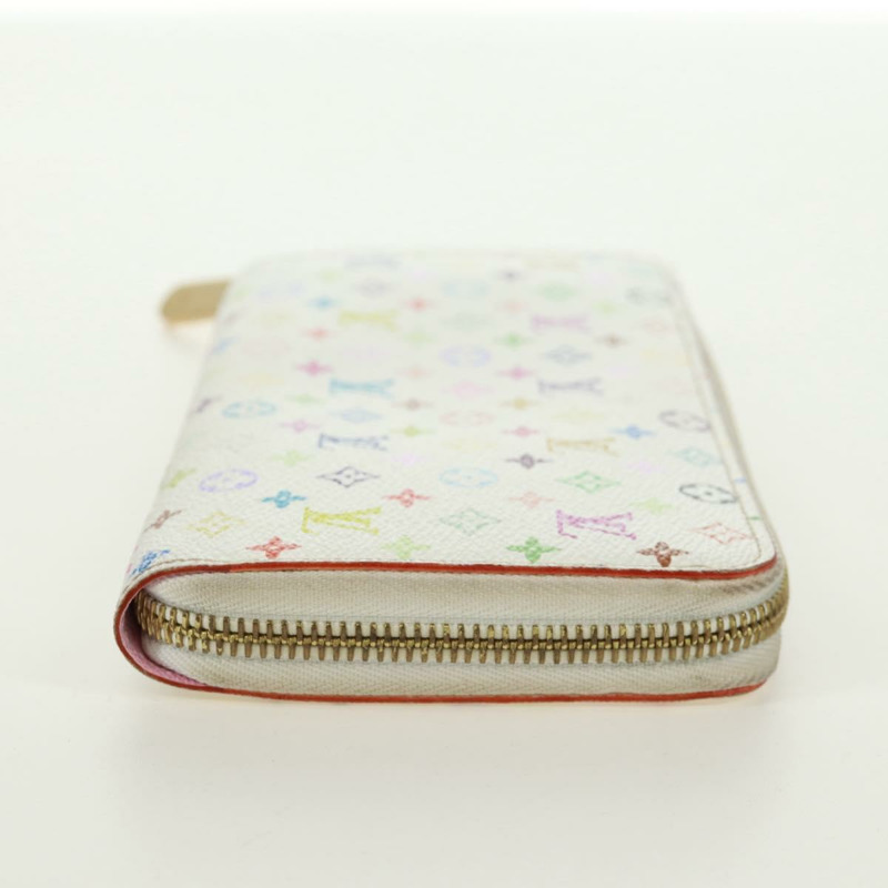 【日本直送】路易威登 Monogram Multicolor Zippy 長版皮夾 白色 M60241 LV 正品 171842V-4