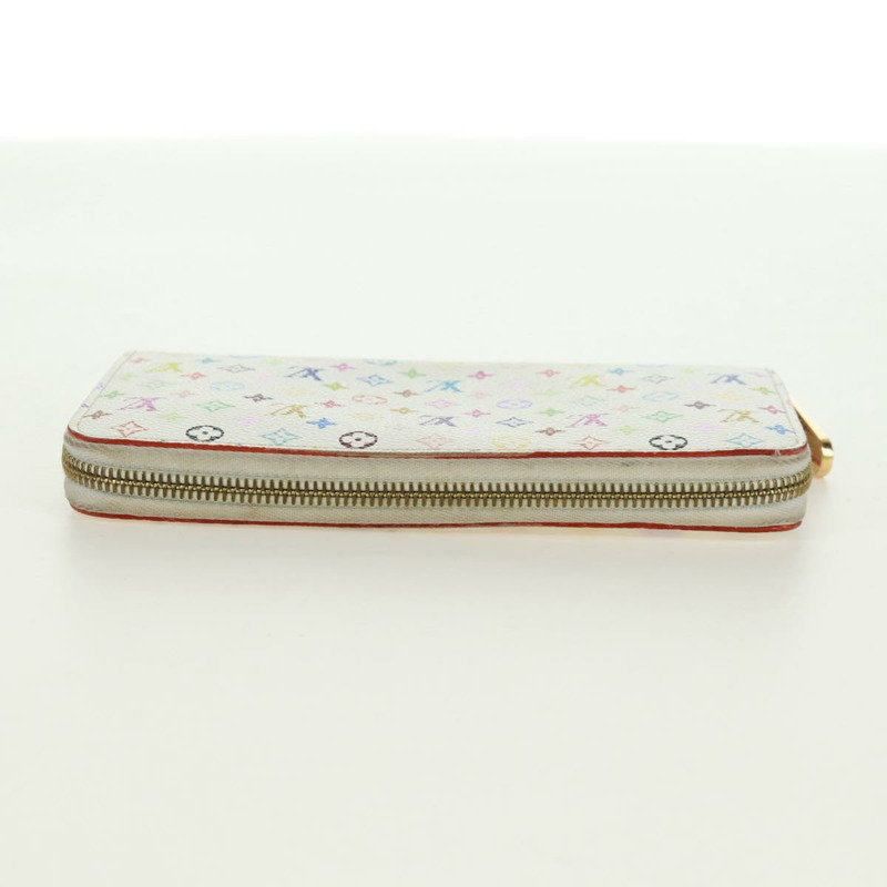【日本直送】路易威登 Monogram Multicolor Zippy 長版皮夾 白色 M60241 LV 正品 171842V-5