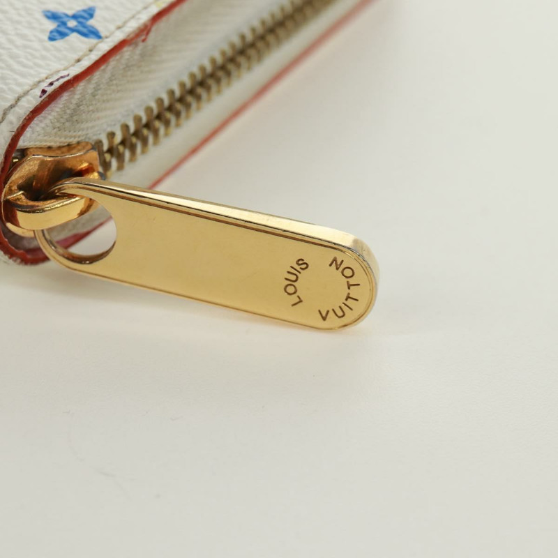 【日本直送】路易威登 Monogram Multicolor Zippy 長版皮夾 白色 M60241 LV 正品 171842V-11