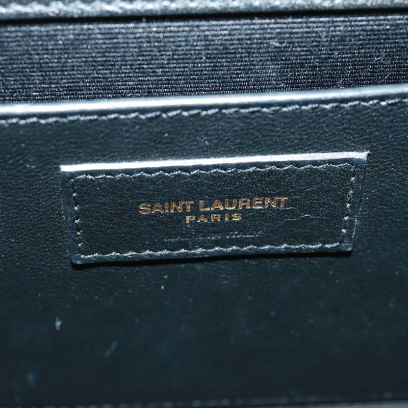 【日本直送】SAINT LAURENT 鏈條 Kate 單肩包 皮革 黑色 金色 正品 171838SAM-18