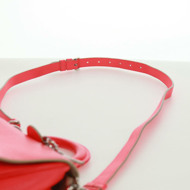 【日本直送】Christian Dior Beadior 手提包 皮革 2way 紅色銀色 正品 170893M-9