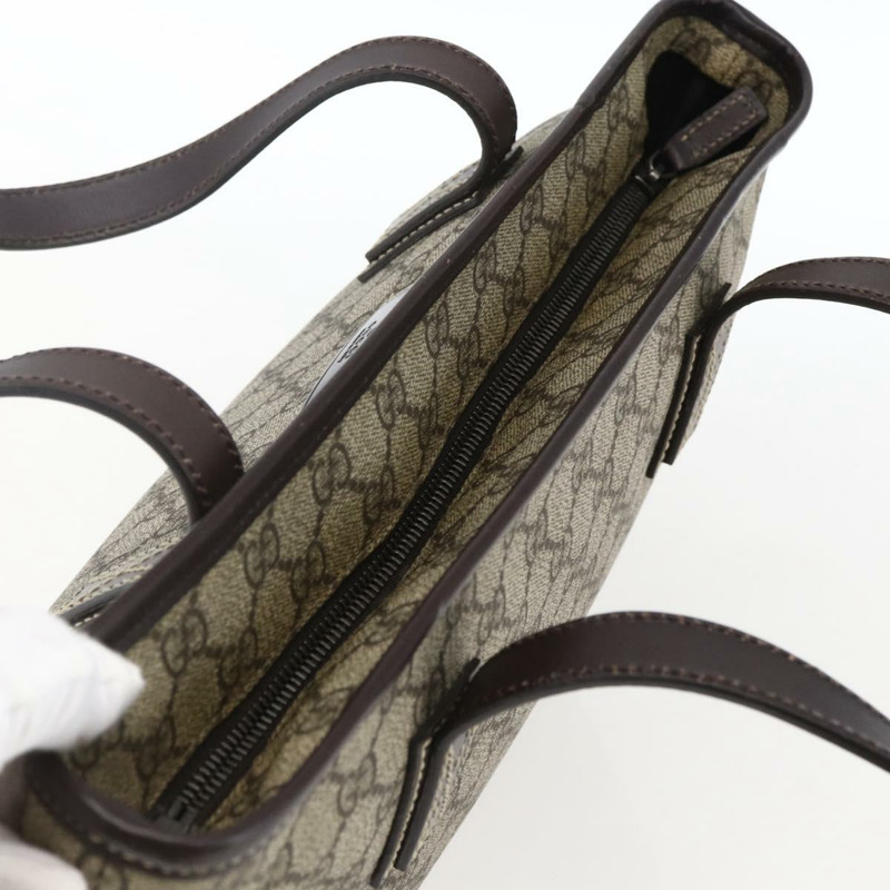【日本直送】GUCCI GG Supreme 托特包 PVC 米色銀色 211138 正品 ep13363V-5
