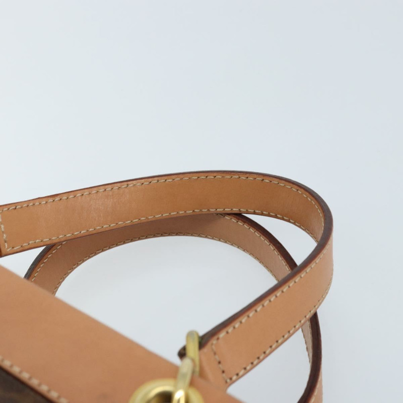 【日本直送】CELINE Macadam帆布手提包 PVC皮革 棕色金色 正品 am10820V-7