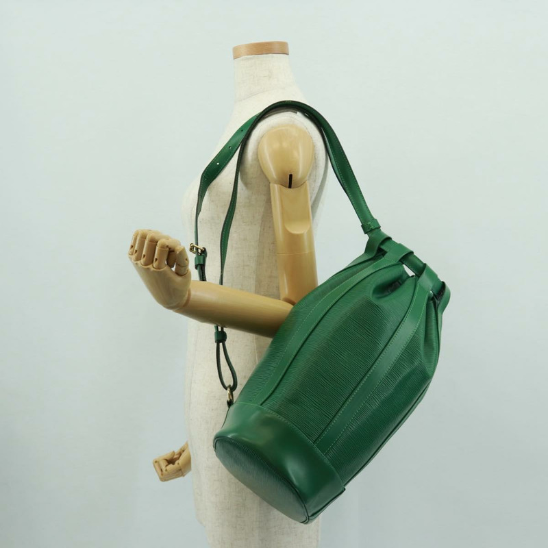 【日本直送】Epi Randonnee PM 單肩包綠色 M52354 LV 正品 170656V-20