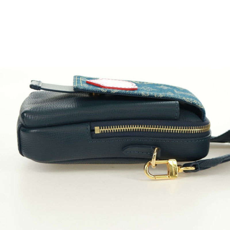 【日本直送】路易威登 Monogram Denim LV MADE 雙手機包 M81060 LV Auth 170667SM-4
