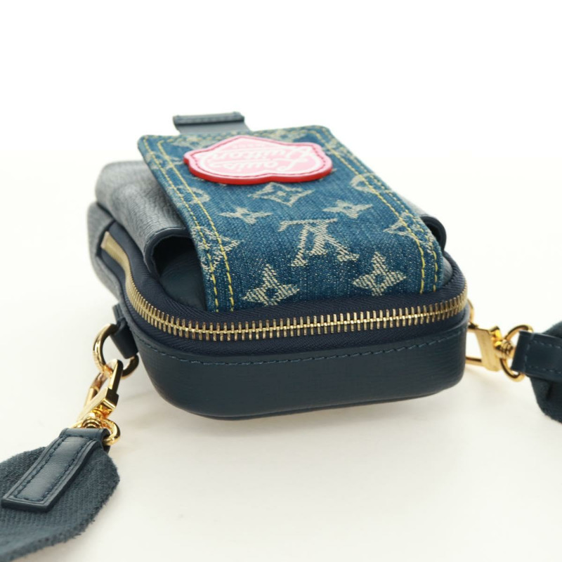 【日本直送】路易威登 Monogram Denim LV MADE 雙手機包 M81060 LV Auth 170667SM-5