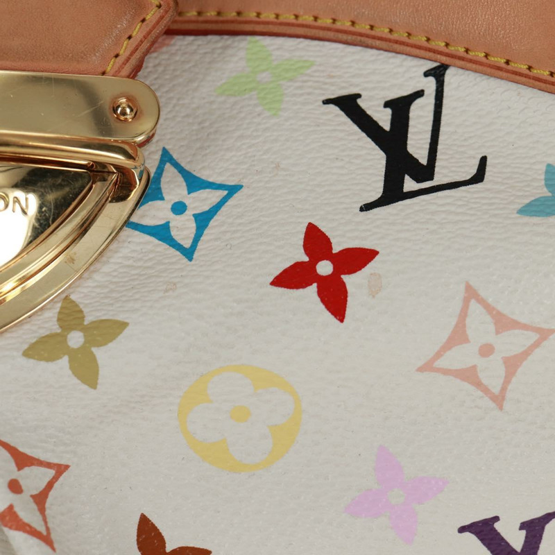 【日本直送】路易威登 Monogram Multicolor Ursula 手提包 白色 M40123 LV 正品 166892V-2