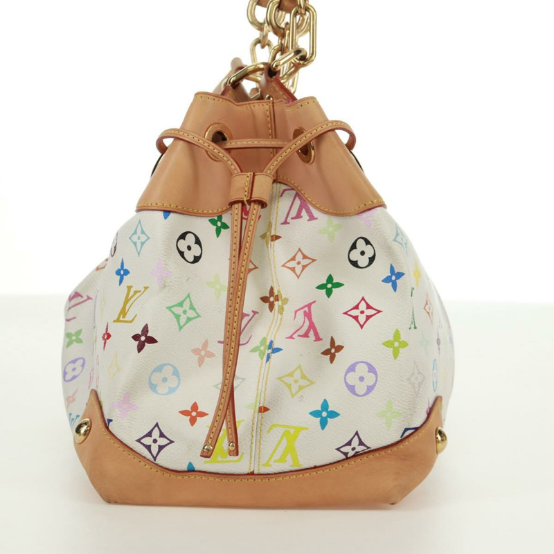 【日本直送】路易威登 Monogram Multicolor Ursula 手提包 白色 M40123 LV 正品 166892V-4