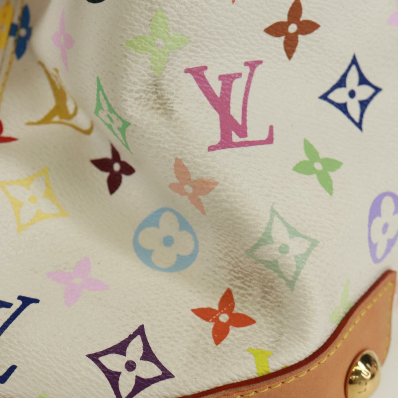 【日本直送】路易威登 Monogram Multicolor Ursula 手提包 白色 M40123 LV 正品 166892V-6