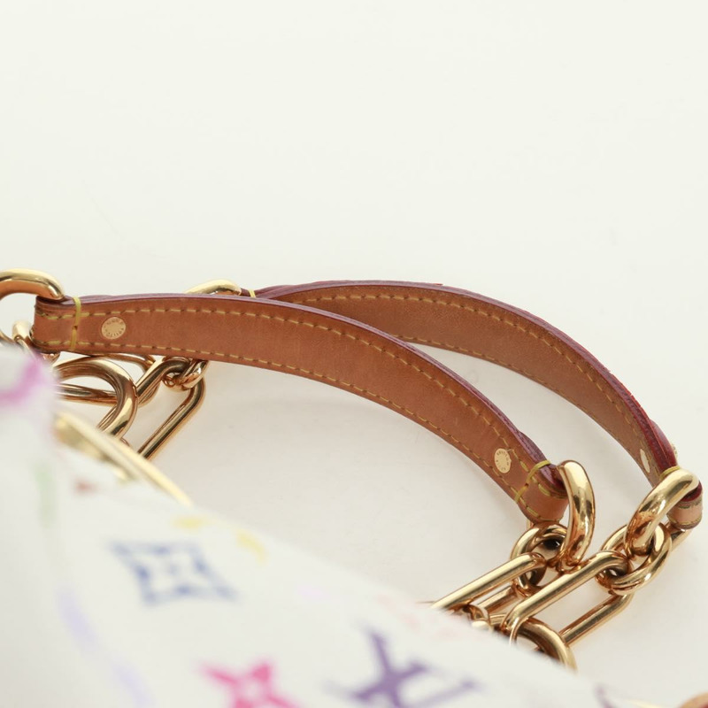 【日本直送】路易威登 Monogram Multicolor Ursula 手提包 白色 M40123 LV 正品 166892V-9