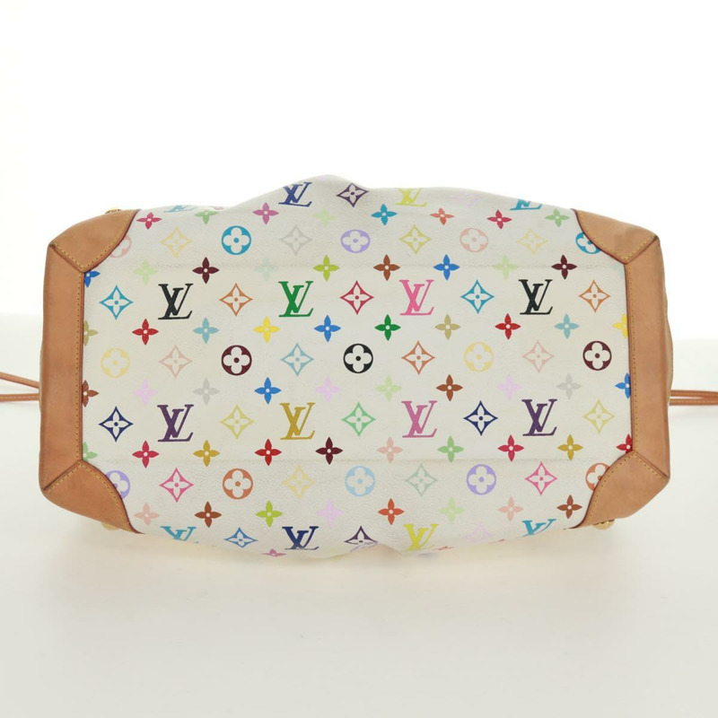 【日本直送】路易威登 Monogram Multicolor Ursula 手提包 白色 M40123 LV 正品 166892V-10