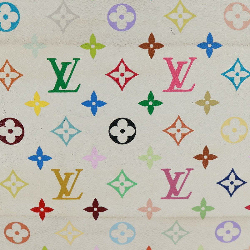 【日本直送】路易威登 Monogram Multicolor Ursula 手提包 白色 M40123 LV 正品 166892V-11