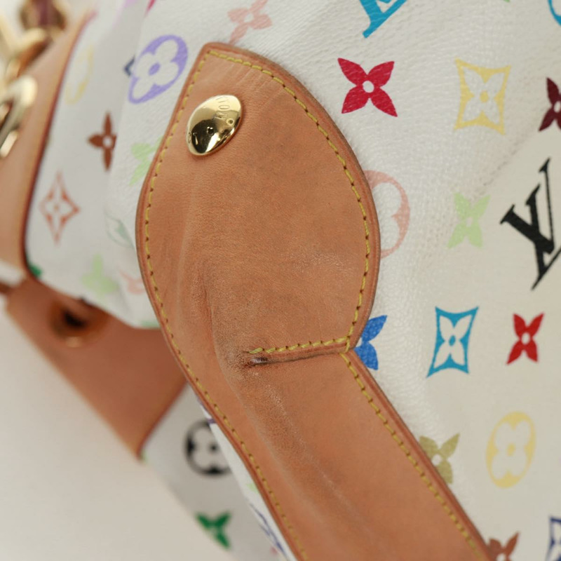 【日本直送】路易威登 Monogram Multicolor Ursula 手提包 白色 M40123 LV 正品 166892V-12