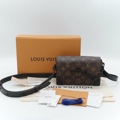 Louis Vuitton 路易威登 Steamer 經典老花 帆布 翻蓋斜背包