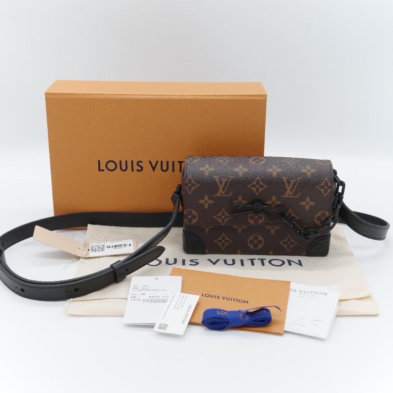 Louis Vuitton 路易威登 Steamer 經典老花 帆布 翻蓋斜背包-1