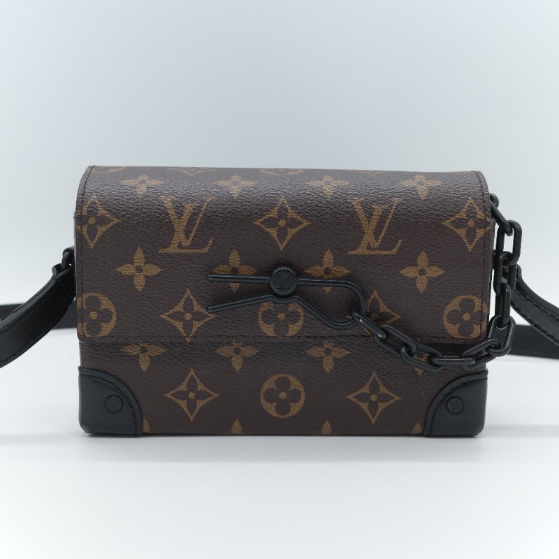 Louis Vuitton 路易威登 Steamer 經典老花 帆布 翻蓋斜背包-2