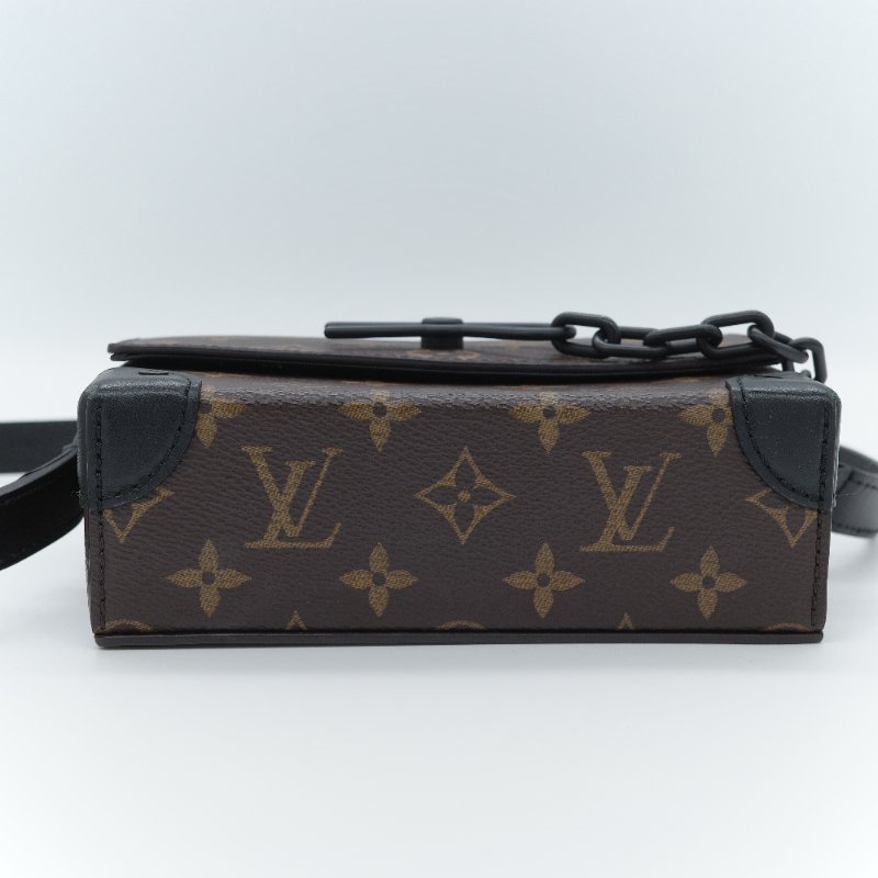 Louis Vuitton 路易威登 Steamer 經典老花 帆布 翻蓋斜背包-6