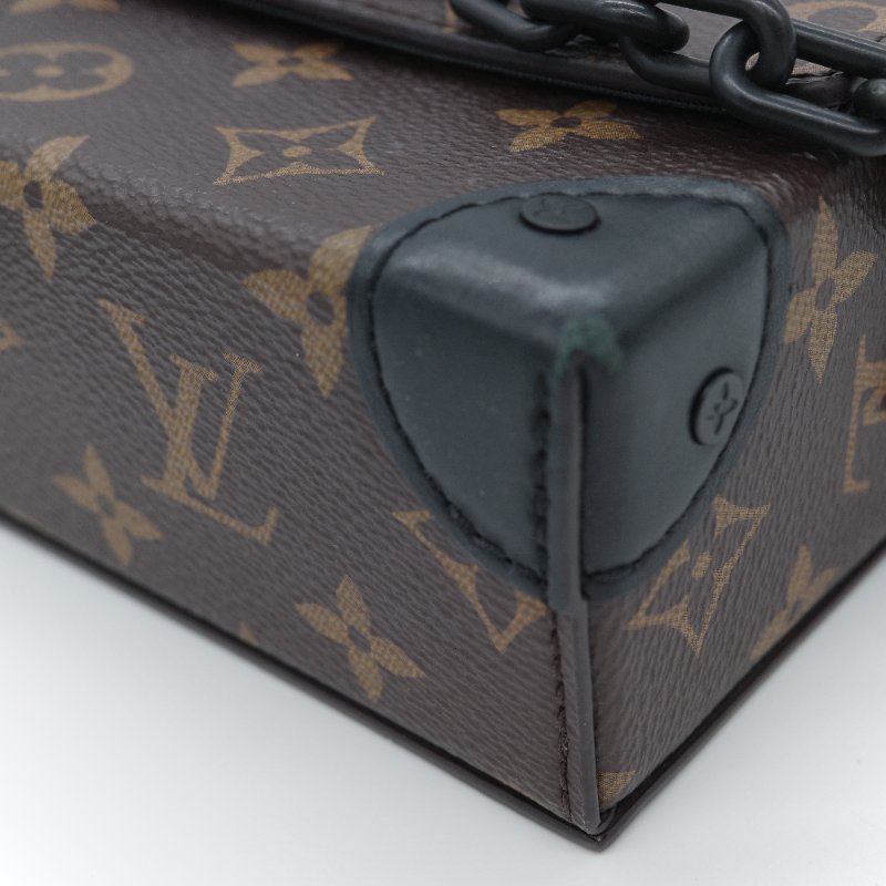 Louis Vuitton 路易威登 Steamer 經典老花 帆布 翻蓋斜背包-8