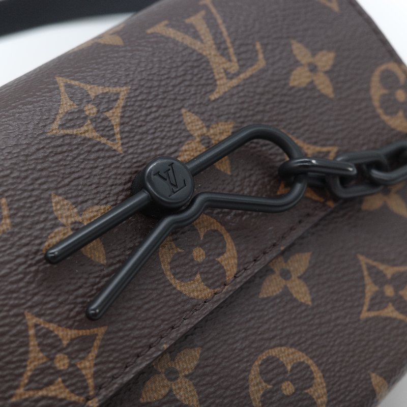 Louis Vuitton 路易威登 Steamer 經典老花 帆布 翻蓋斜背包-9