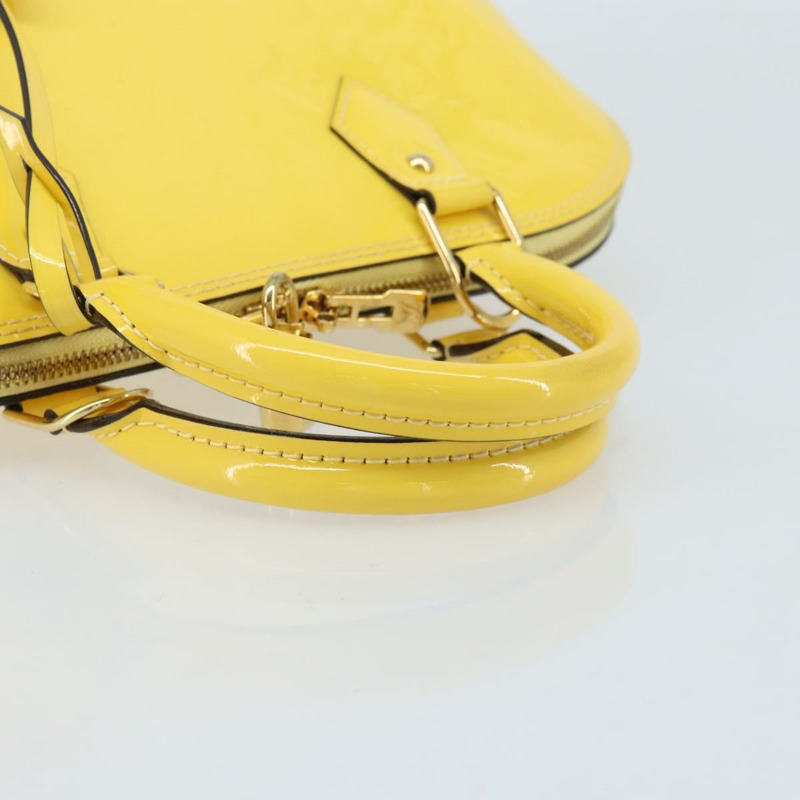 【日本直送】路易威登 Monogram Vernis Alma PM 手提包 Citrin M90101 LV Auth 173176V-6