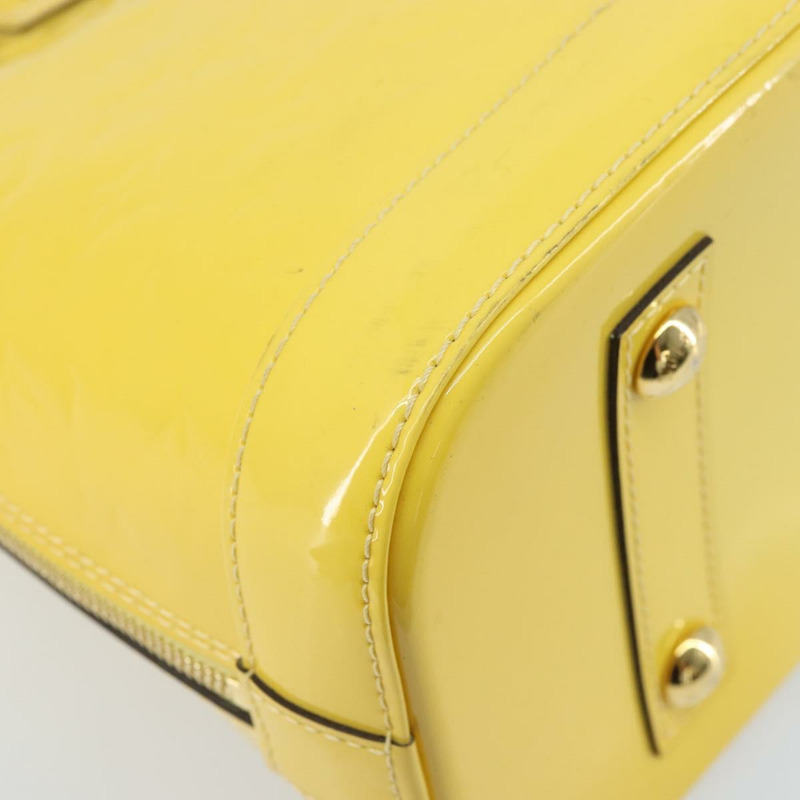 【日本直送】路易威登 Monogram Vernis Alma PM 手提包 Citrin M90101 LV Auth 173176V-12