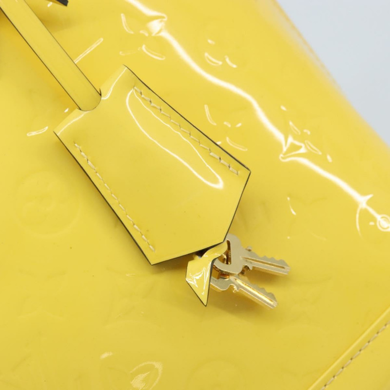 【日本直送】路易威登 Monogram Vernis Alma PM 手提包 Citrin M90101 LV Auth 173176V-14