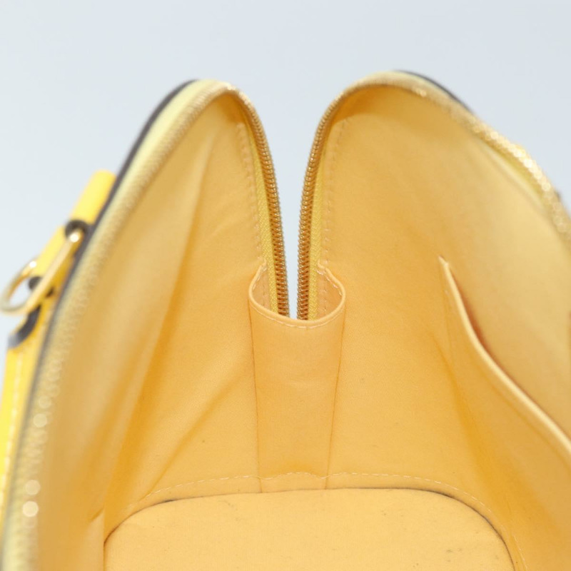 【日本直送】路易威登 Monogram Vernis Alma PM 手提包 Citrin M90101 LV Auth 173176V-19