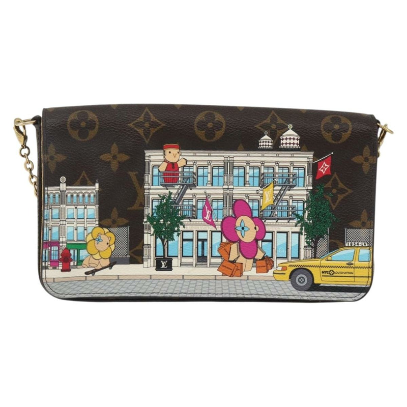 【日本直送】路易威登 Monogram Vivienne Pochette Felice 手袋 M81762 LV Auth 173194SAM-1