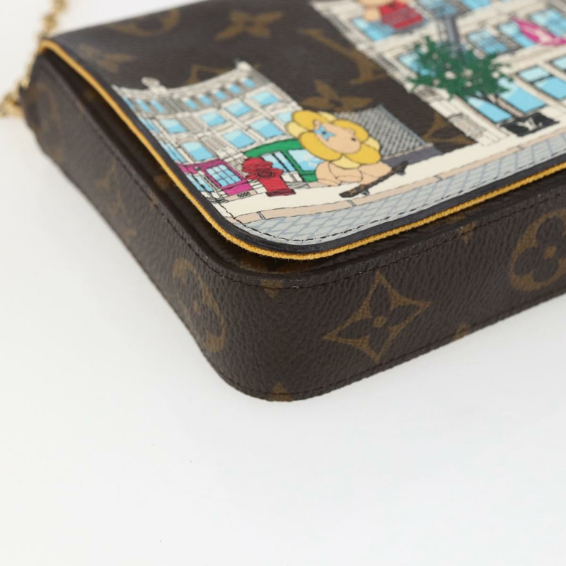 【日本直送】路易威登 Monogram Vivienne Pochette Felice 手袋 M81762 LV Auth 173194SAM-10