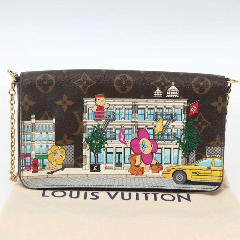 【日本直送】路易威登 Monogram Vivienne Pochette Felice 手袋 M81762 LV Auth 173194SAM-27