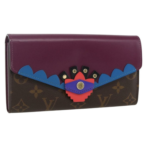 路易威登 Monogram Totem Portefeuille Sarah 長版皮夾 M61347 正品 165813V