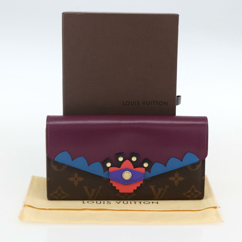 【日本直送】路易威登 Monogram Totem Portefeuille Sarah 長版皮夾 M61347 正品 165813V-21