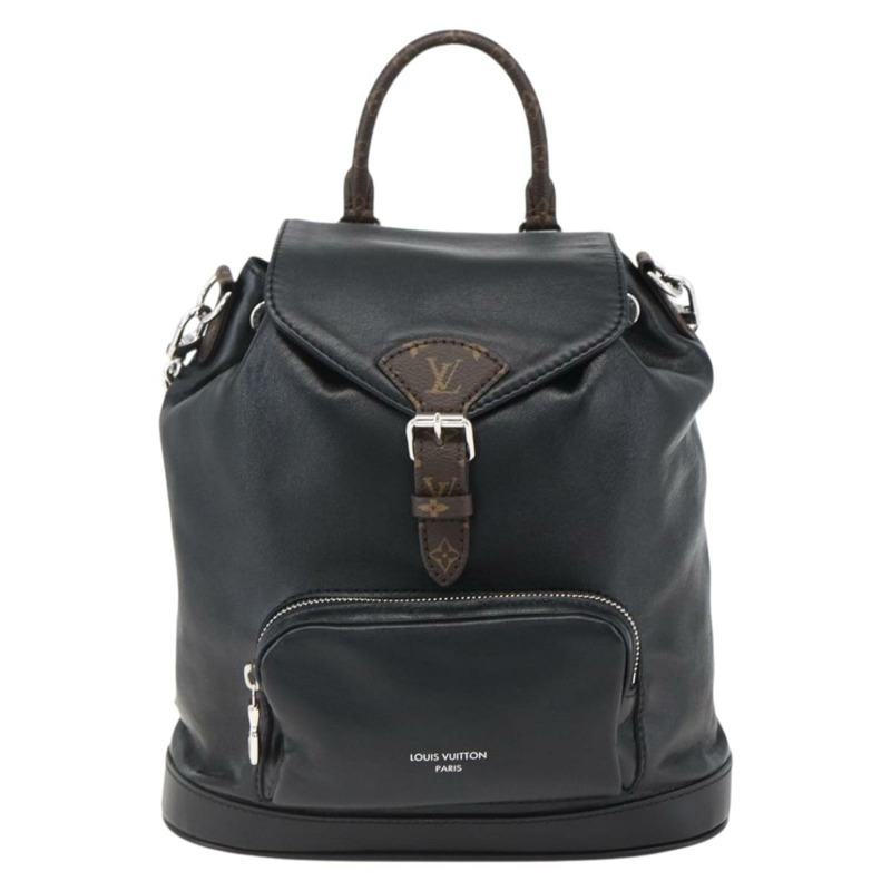 【日本直送】路易威登 Monogram Montsouris Vibe PM 雙肩包 黑色 M12587 LV 正品 161743SM-1