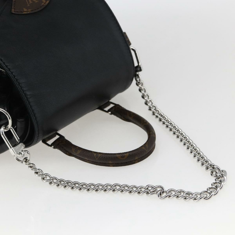 【日本直送】路易威登 Monogram Montsouris Vibe PM 雙肩包 黑色 M12587 LV 正品 161743SM-8