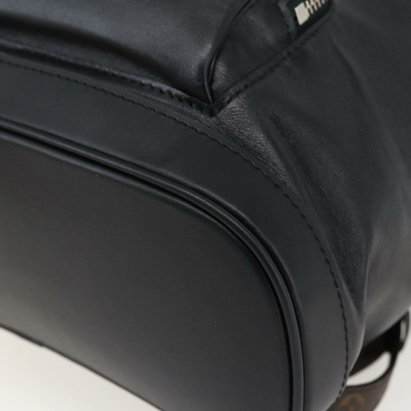 【日本直送】路易威登 Monogram Montsouris Vibe PM 雙肩包 黑色 M12587 LV 正品 161743SM-13