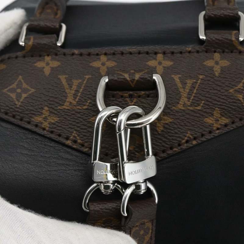【日本直送】路易威登 Monogram Montsouris Vibe PM 雙肩包 黑色 M12587 LV 正品 161743SM-17
