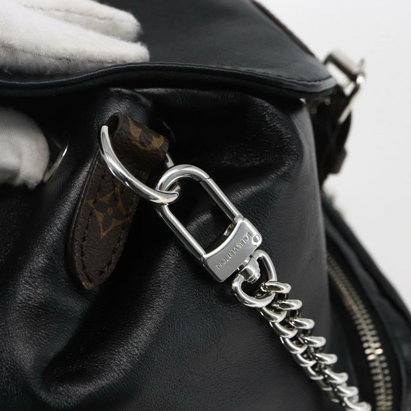 【日本直送】路易威登 Monogram Montsouris Vibe PM 雙肩包 黑色 M12587 LV 正品 161743SM-18
