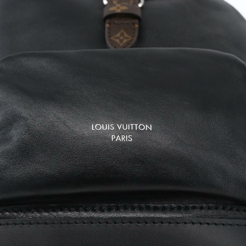 【日本直送】路易威登 Monogram Montsouris Vibe PM 雙肩包 黑色 M12587 LV 正品 161743SM-21