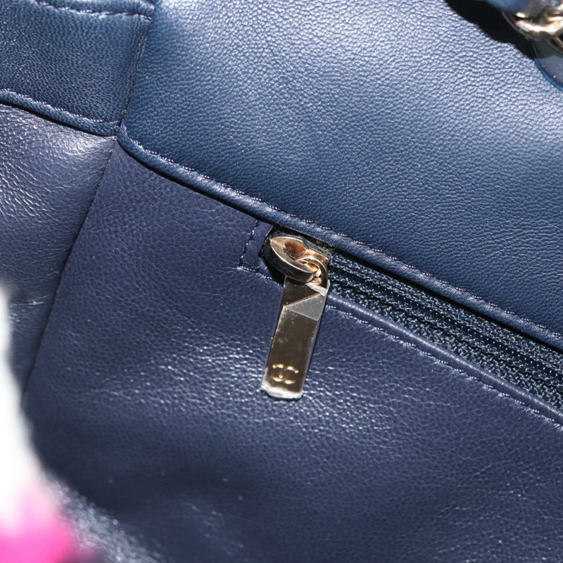 【日本直送】香奈兒 (CHANEL) 絎縫鏈條單背包 Mouton 黑色粉紅色 CC 正品 171163SAM-25