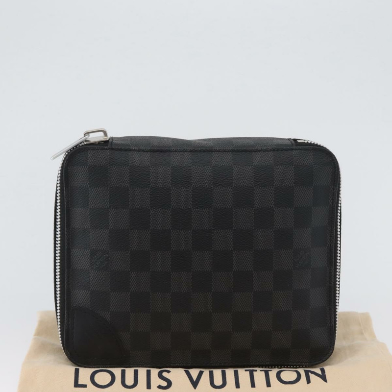 【日本直送】路易威登 Damier Grafitte Horizon 配件包 N41521 LV Auth 170826M-20