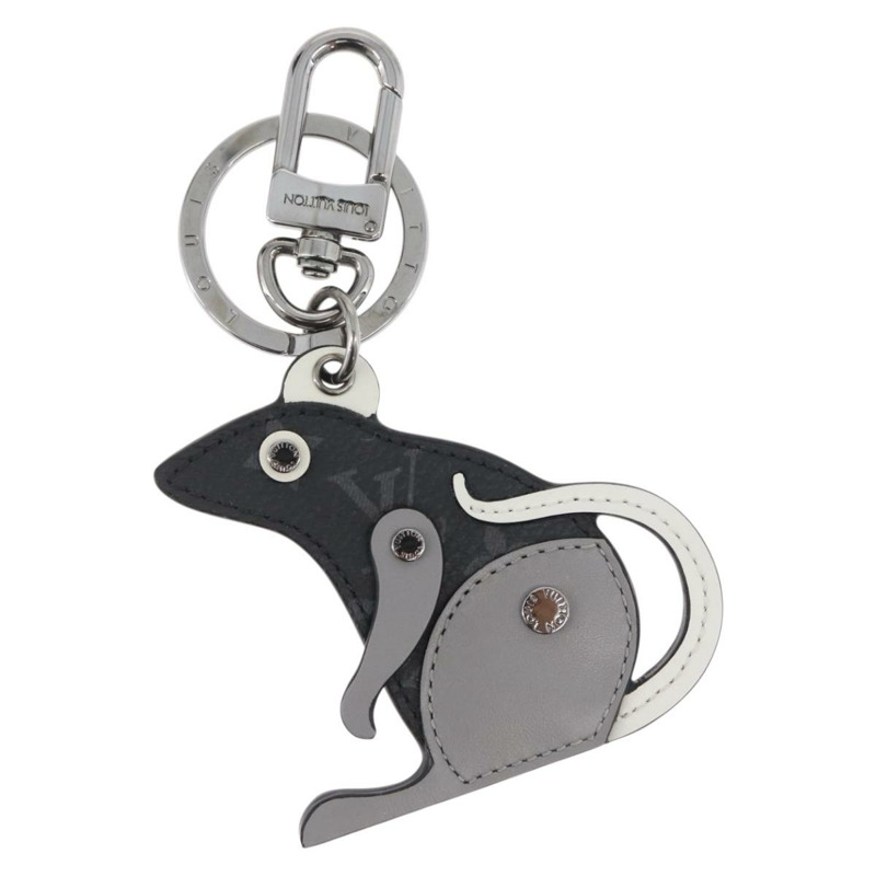 【日本直送】路易威登 Monogram Eclipse Porte Cles LV Rat Charm M68835 LV Auth 170848M-0
