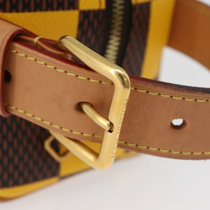 【日本直送】路易威登 Damier Locker Top Kit 化妝包 黃 N40567 LV Auth 170856M-15
