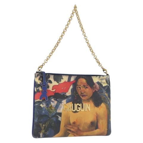 路易威登 Celty Pochette Plat Pouch Koons Rubens M64617 LV Auth 170658SAM