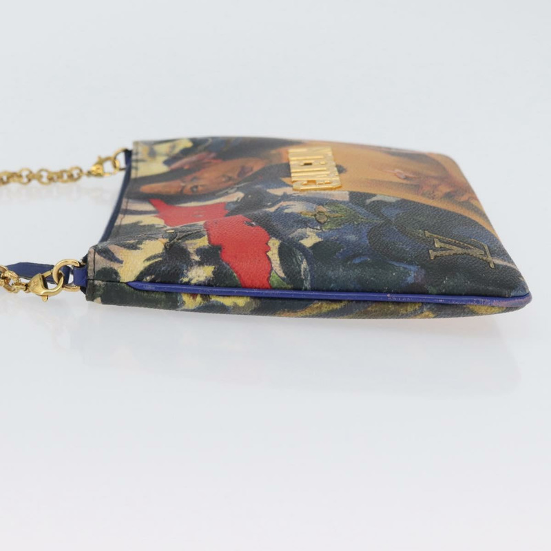 【日本直送】路易威登 Celty Pochette Plat Pouch Koons Rubens M64617 LV Auth 170658SAM-4