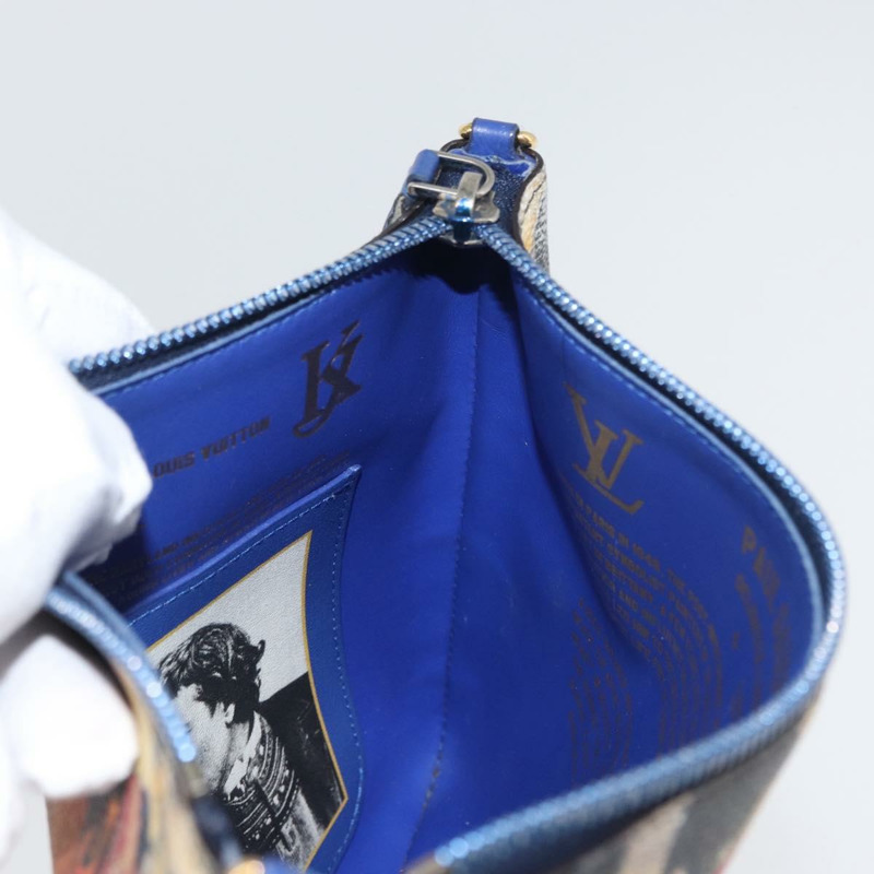 【日本直送】路易威登 Celty Pochette Plat Pouch Koons Rubens M64617 LV Auth 170658SAM-22