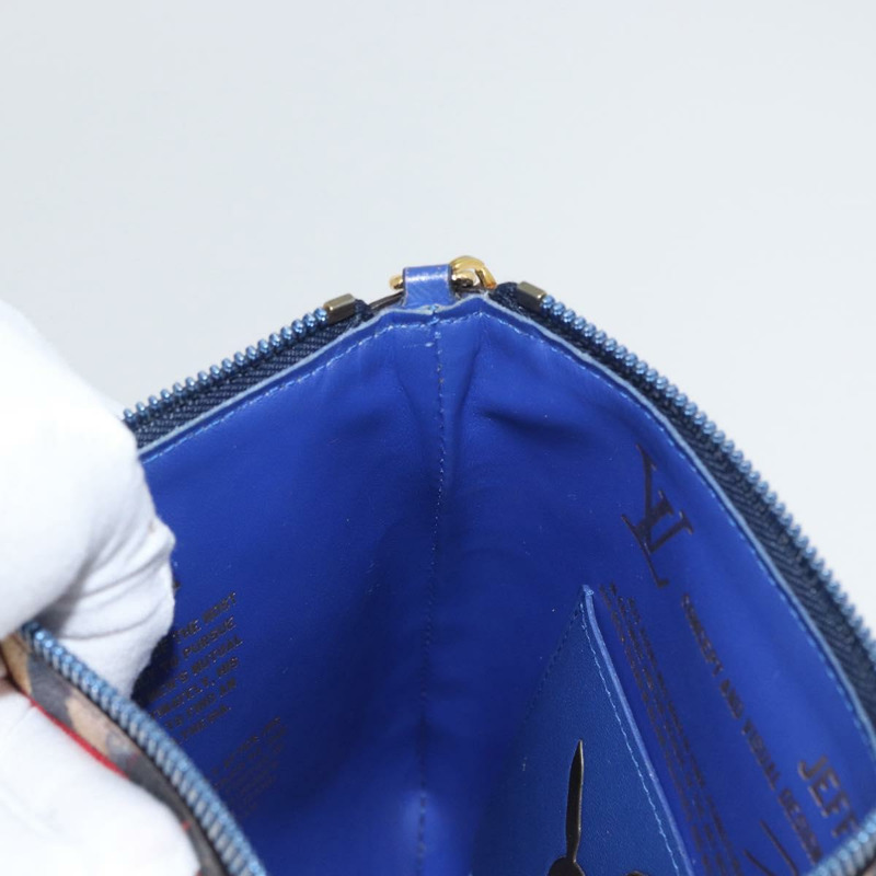 【日本直送】路易威登 Celty Pochette Plat Pouch Koons Rubens M64617 LV Auth 170658SAM-23