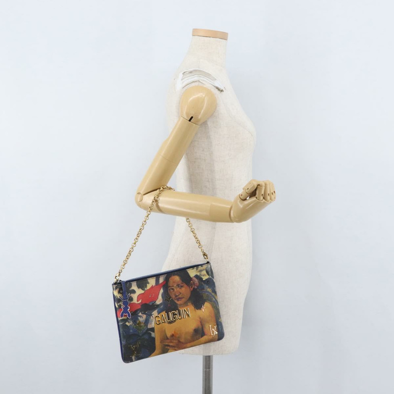 【日本直送】路易威登 Celty Pochette Plat Pouch Koons Rubens M64617 LV Auth 170658SAM-26